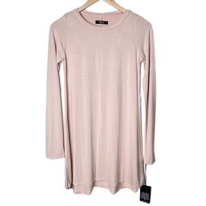 Ballet Pink Michael Lauren Pullover Crew Neck Dress - Size XS